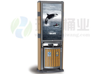 新款钢制户外广告垃圾桶(基本型)HT-WDF071,新款,钢制,户外广告,垃圾桶,HT-WDF071,
