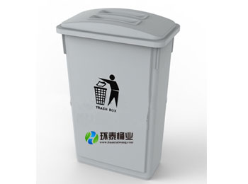 户外塑料90L灰色垃圾桶HT-SL3480,户外,塑料,90L,灰色,垃圾桶,HT-SL3480,