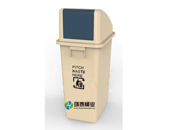 长方形户外60L塑料垃圾桶HT-SL3620,长方形,户外,60L,塑料,垃圾桶,HT-SL3620,
