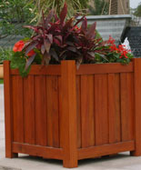 户外景区防腐木花箱HT-HX190