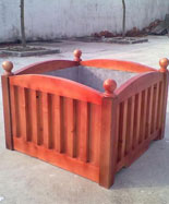 单桶户外防腐木花箱HT-HX480