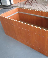 室外防腐木花箱HT-HX490