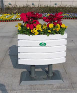 户外街道实木防腐花箱HT-HX560