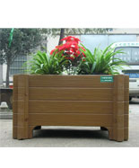 防腐实木加厚型户外花箱HT-HX590