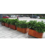 广场百货商城户外实木花箱HT-HX600