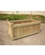 房产街道实木防腐木户外花箱HT-HX610