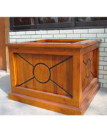 户外防腐木树木花箱HT-HX740