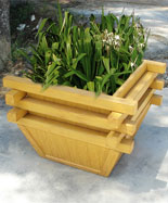 户外室内实木防腐木花箱HT-HX760