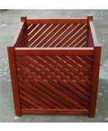 室外防腐实木花箱花盆HT-HX880