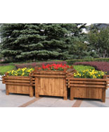 户外高档实木花箱HT-HX950